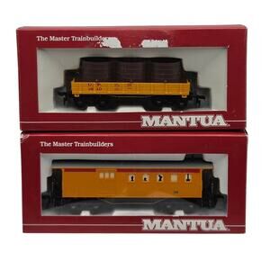 Mantua HO Scale Western & Atlantic Combine & Union Pacific Water Car Brand New